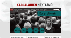 Desktop Screenshot of karjalainennayttamo.fi